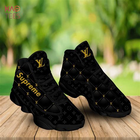 louis vuitton supreme shoes black|Louis Vuitton supreme real.